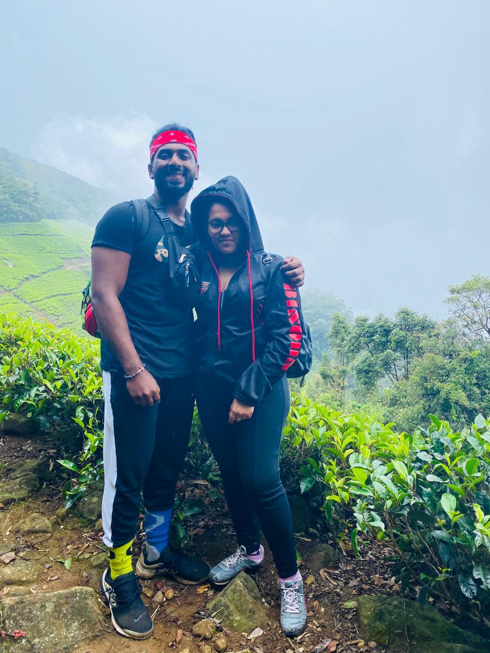 Hiking through the hills